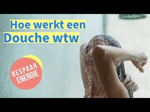 Hoe werkt een douche wtw - Besparen op warm tapwater