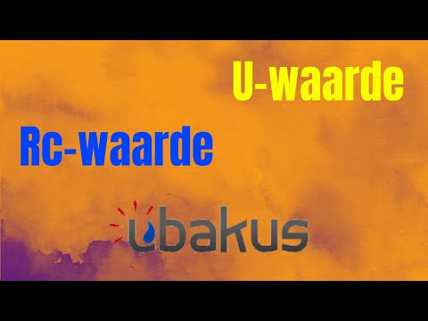 Isolatiewaarde zelf berekenen met Ubakus - tutorial Rc-waarde spouwmuur uitrekenen