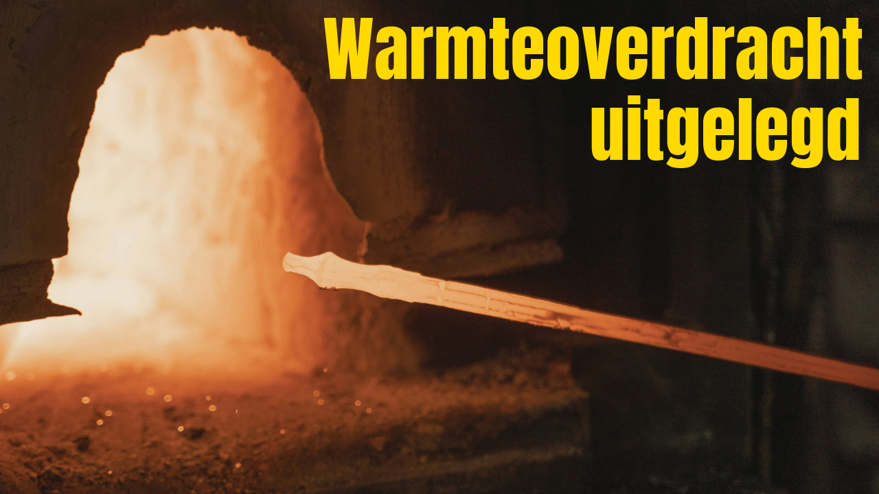 De drie vormen van warmteoverdracht geleiding – stroming – straling